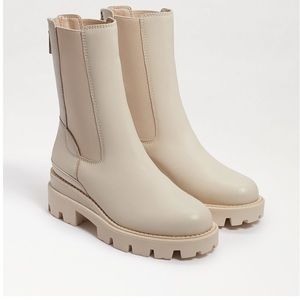 Sam Edelman Ivory Genia Lug Sole Boots